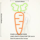TONGER® Carrots  Wall LED Neon Sign Light