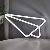 TONGER® Paper Plane Wall LED Neon Sign Light