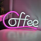 TONGER® Coffee Wall LED Neon Sign Light