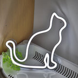 TONGER® Cat Wall LED Neon Sign Light