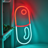 TONGER® Capsule Wall LED Neon Sign Light