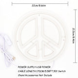 TONGER® Peace Wall LED Neon Sign Light
