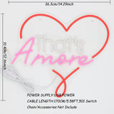 TONGER® That's Amore Wall LED Neon Sign Light