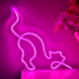 TONGER® Chasing Mouse Cat Wall LED Neon Sign Light