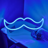 TONGER® Man Beard Moustache Wall LED Neon Sign Light