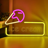 TONGER® Ice Cream Wall LED Neon Sign Light