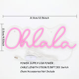 TONGER® Ohlala Wall LED Neon Sign Light