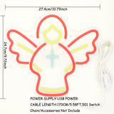 TONGER® Avatar of an angle girl Wall LED Neon Sign Light