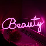 TONGER® Pink Beauty Wall LED Neon Sign Light
