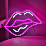 TONGER® Women Sexy Lips  Wall LED Neon Sign Light