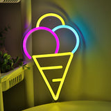 TONGER® Ice Cream Wall LED Neon Sign Light