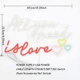 TONGER® All you need is love Wall LED Neon Sign Light