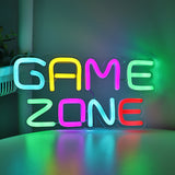 TONGER® GAME ZONE Wall LED Neon Sign Light