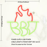 TONGER® BBQ Wall LED Neon Sign Light