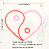 TONGER® Yin & Yang Wall LED Neon Sign Light