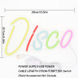 TONGER® Disco Wall LED Neon Sign Light