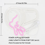 TONGER® Spill The Juice Wall LED Neon Sign Light