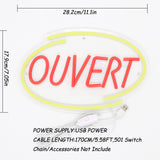 TONGER® Ouvert Wall LED Neon Sign Light