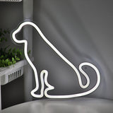 TONGER® Dog Wall LED Neon Sign Light