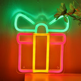 TONGER® Christmas Gifts Box Wall LED Neon Sign Light