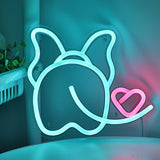 TONGER® Little Fly Elephant Wall LED Neon Sign Light
