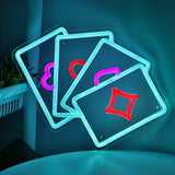 TONGER® Poker Wall LED Neon Sign Light