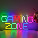 TONGER® Gaming zone Wall LED Neon Sign Light