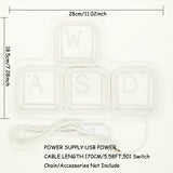 TONGER® Cumputer Keyboard Wall LED Neon Sign Light