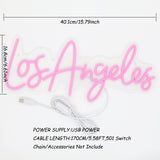 TONGER® Los Angeles Wall LED Neon Sign Light