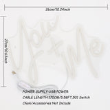 TONGER® You + Me Wall LED Neon Sign Light