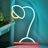 TONGER® Clock Wall LED Neon Sign Light