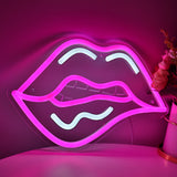 TONGER® Women Sexy Lips  Wall LED Neon Sign Light