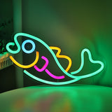TONGER® Fish Wall LED Neon Sign Light