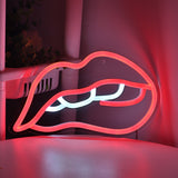 TONGER® Sexy Lips Wall LED Neon Sign Light