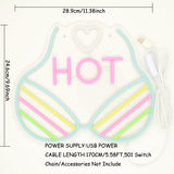 TONGER® Hot Bikini Wall LED Neon Sign Light