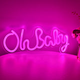 TONGER® Oh baby Wall LED Neon Sign Light