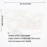 TONGER® Stay Wild Wall LED Neon Sign Light