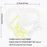 TONGER® Spill The Juice Wall LED Neon Sign Light