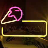 TONGER® Ice Cream Wall LED Neon Sign Light