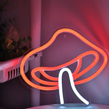 TONGER® Mushroom Wall LED Neon Sign Light