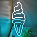 TONGER® Ice-cream Cone Wall LED Neon Sign Light