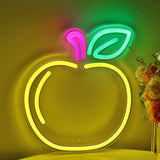 TONGER® Golden Apple Wall LED Neon Sign Light