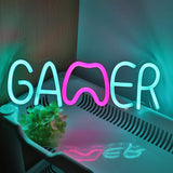 TONGER® GAMER Wall LED Neon Sign Light