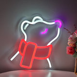 TONGER® Polar Bear Wall LED Neon Sign Light