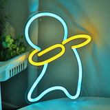 TONGER® Dancing Canton Person Wall LED Neon Sign Light