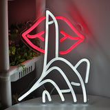 TONGER® shiss Shh Be Quiet Wall LED Neon Sign Light