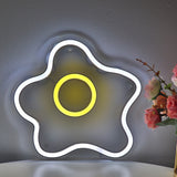 TONGER® Artistic Broken Eggs Wall LED Neon Sign Light