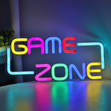 TONGER® Game Zone Wall LED Neon Sign Light
