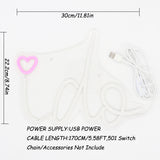 TONGER® I Do Wall LED Neon Sign Light