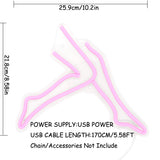 TONGER® Sexy Girl Wall LED Neon Sign Light